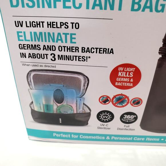 NuvoMed UV Sterilizer Compact Disinfectant Bag Black OPEN BOX - Picture 15 of 15